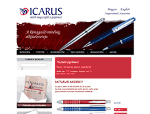 Tablet Screenshot of icaruspen.com